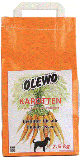 Olewo für Hunde Karottenbeifutter - 2,5kg Vitamin- & Mineralstoffreich Olewo für Hunde Karottenbeifutter - 2,5kg Vitamin- & Mineralstoffreich von Olewo