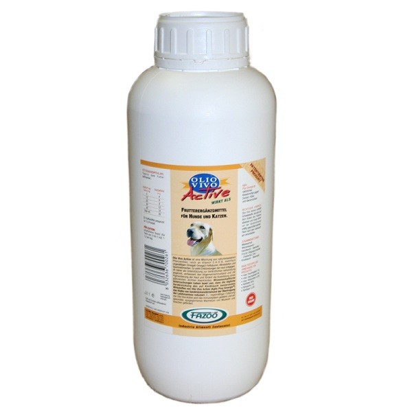 Olio Vivo active für Hunde 1L Flasche Nährstoffwunder Olio Vivo active für Hunde 1L Flasche Nährstoffwunder von Olewo