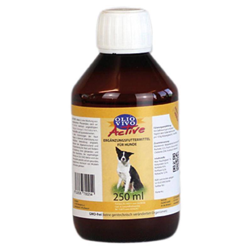 Olio Vivo active für Hunde 250ml Flasche Nährstoffwunder Olio Vivo active für Hunde 250ml Flasche Nährstoffwunder von Olewo