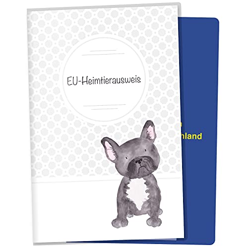 OLGS EU-Heimtierausweis Hülle Haustiere Tierausweis Schutzhülle Geschenkidee Reisedokument Tiere Haustier Tierpass (Lennox, EU-Heimtierausweishülle ohne Personalisierung) von Olgs