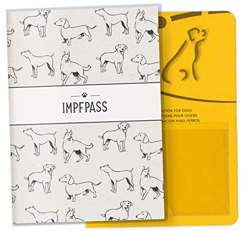 OLGS Impfpasshülle für Tiere Lovely Pets Schutzhülle für dem Impfpass Tierpass Hülle Haustier Geschenkidee (watchdogs, Impfpasshülle ohne Personalisierung) von Olgs