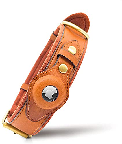 Olixar Hundehalsband für Apple AirTag, echtes Leder, mit integrierter AirTag-Halterung, verstellbar, für kleine Rassen, Braun Olixar Hundehalsband für Apple AirTag, echtes Leder, mit integrierter AirTag-Halterung, verstellbar, für kleine Rassen, Braun von Olixar