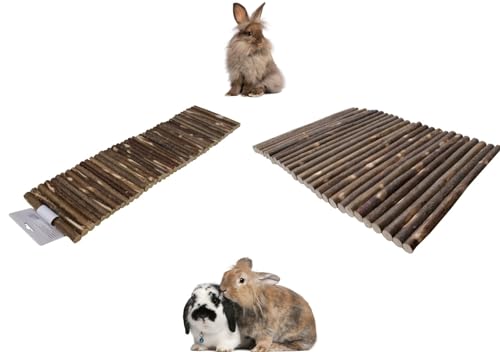 2 Stück Nagerbrücke Kletterbrücke für Kaninchen Meerschweinchen Hamster Nager von Ollesch