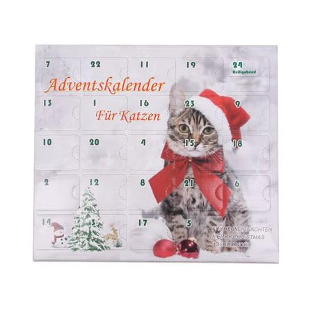 Ollesch Katzenspielzeug Adventskalender für Katzen Weihnachten, Größen alle Rassen von Ollesch