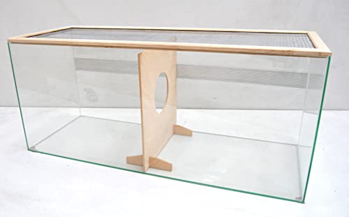 Ollesch Skiljo Trennwand - aus Holz - Ideal für die Einrichtung von Nagerterrarien - Nagarien - Nagerzubehör - Hamsterzubehör - Nagerlandschaft von Ollesch