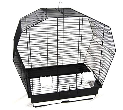 Ollesch Vogelkäfig Vogelheim für Sittiche schwarz 57 cm von Ollesch