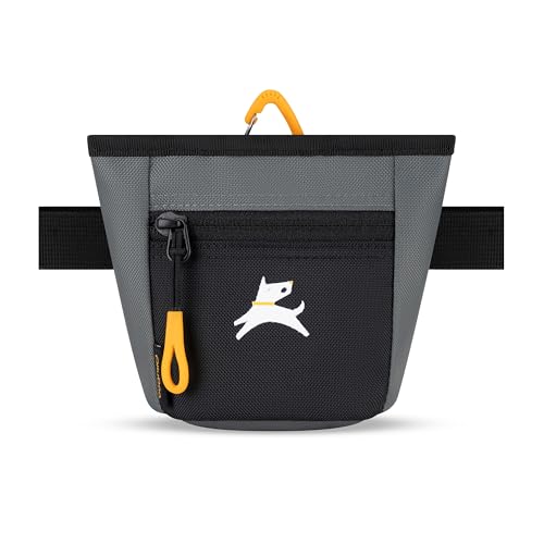OllyDog Goodie Treat Bag, Hundeleckerlibeutel, Hüftgurtclip für freihändiges Training, Magnetverschluss, Hundetraining und Verhaltenshilfen, Drei Tragevarianten (Castle Rock) von OllyDog
