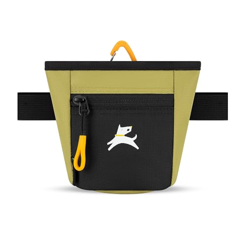 OllyDog Goodie Treat Bag, Leckerlibeutel Hund, Taillengürtelclip für freihändiges Training, Magnetverschluss, Hundetraining und Verhaltenshilfen, Drei Tragemöglichkeiten (Alchemie) von OllyDog