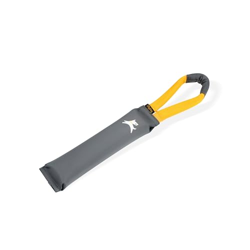OllyDog Zerrer, langlebiges Hundespielzeug, recycelt, robustes Hundebeißkissen, Griff, interaktives Zugspielzeug, Apportieren und Training (Kastelfelsen) von OllyDog