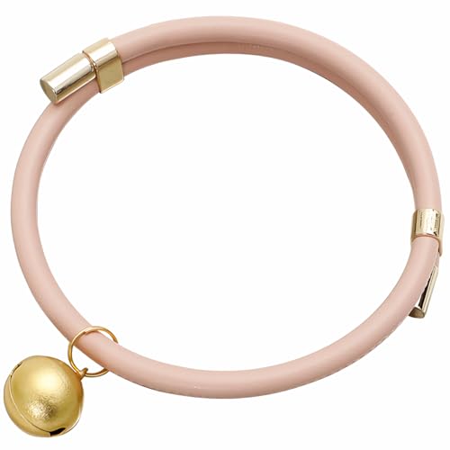 Olsa Verstellbares Katzenhalsband mit Glöckchen, weiches Leder, Kätzchenhalsband für kleine Katzen, Zwei-Wege-Schnallenverschluss, passend für einen Halsumfang von 14–44 cm, reflektierende Nähte mit Olsa Verstellbares Katzenhalsband mit Glöckchen, weiches Leder, Kätzchenhalsband für kleine Katzen, Zwei-Wege-Schnallenverschluss, passend für einen Halsumfang von 14–44 cm, reflektierende Nähte mit von Olsa