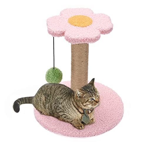 Kratzstange Baum Spaß Sisal Post Kratzturm Zieht Ball Jump Spielen Spielzeug Haustier Kätzchen Klettergerüst Für Katzen von OmEkwA
