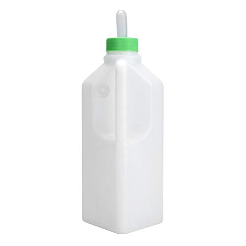 Omabeta Fütterung Kälberflasche Weiße Kälberflasche Silikondüsenflasche Kunststoff Lebensmittel Lebensmittel Material Tierflasche Kälberfütterung Für Tiere Füttern von Omabeta