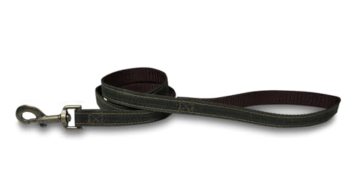 OmniPet Hundeleine aus gewachstem Segeltuch, 1,9 cm breit x 1,8 m lang, zweilagig, mit Messing-Karabinerhaken, Grün OmniPet Hundeleine aus gewachstem Segeltuch, 1,9 cm breit x 1,8 m lang, zweilagig, mit Messing-Karabinerhaken, Grün von OmniPet