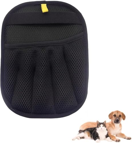 Tierhaarentferner-Handschuhe, 2025 Upgrade, wiederverwendbare Tierhaarentferner-Handschuhe für Hund und Katze, Haustierpflege-Handschuh (1 Stück) von Omuotaut