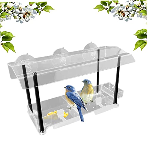 Fenstervogelfutter mit abnehmbarem Samenschale klare Wildbird -Feeder mit Entwässerungslöchern Starke Saugnäpfe Geschenke für Papa.. Fenstervogelfutter mit abnehmbarem Samenschale klare Wildbird -Feeder mit Entwässerungslöchern Starke Saugnäpfe Geschenke für Papa.. von OnIUeZky