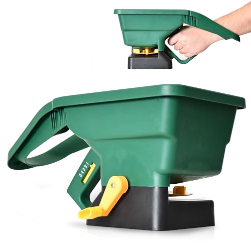 Onbest Handstreuer – 3 Liter Streugerät – innovativer Handgriff – Flexible Streubreite – Universal als Aussaathilfe im Garten oder für den Winterdienst – kompakter Düngerstreuer Onbest Handstreuer – 3 Liter Streugerät – innovativer Handgriff – Flexible Streubreite – Universal als Aussaathilfe im Garten oder für den Winterdienst – kompakter Düngerstreuer von Onbest