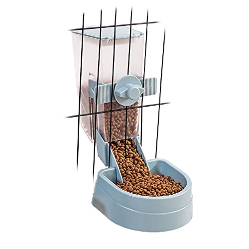 Automatischer Futterspender für Kaninchen und Kleintiere - Futter- und Wassernapf mit Deckel - Ideal für Frettchen, Katzen, Vögel von Oncpcare