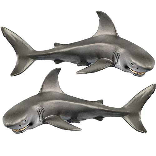 2 Stück Smile Shark Figuren Aquarium Decor, Sealife Replik Aquarium Ornament mit schlauen Lächeln spannendes Aquarium Landschaft Wilddekoration Zubehör 2 Stück Smile Shark Figuren Aquarium Decor, Sealife Replik Aquarium Ornament mit schlauen Lächeln spannendes Aquarium Landschaft Wilddekoration Zubehör von Oncpcare