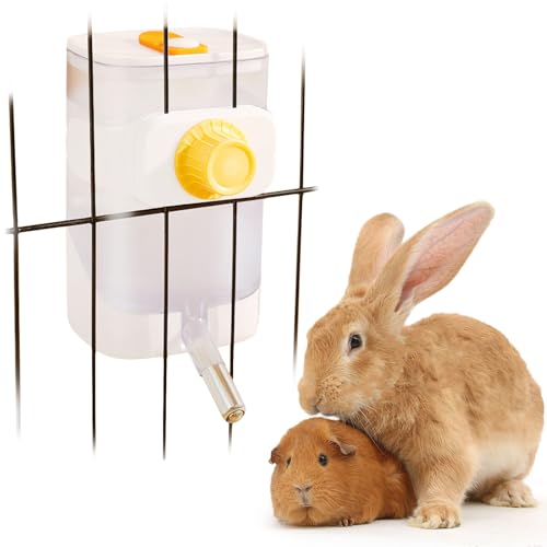 680.4 g Kaninchen Wasserspender Kein Tropfen für Käfig, Hängende Automatische Meerschweinchen Wasserflasche Groß Klein Aniaml Käfig Zubehör für Frettchen Meerschweinchen Ratte Kaninchen (Weiß) 680.4 g Kaninchen Wasserspender Kein Tropfen für Käfig, Hängende Automatische Meerschweinchen Wasserflasche Groß Klein Aniaml Käfig Zubehör für Frettchen Meerschweinchen Ratte Kaninchen (Weiß) von Oncpcare