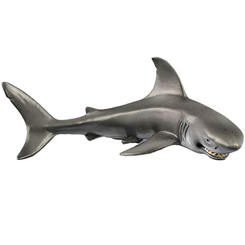 1 Stück Smile Haifisch-Figuren für Aquarien, Seefe-Nachbildung, Aquarium-Dekoration mit tunnellosem Lächeln, spannendes Aquarium, Landschaft, Wilddekoration, Zubehör von Oncpcare