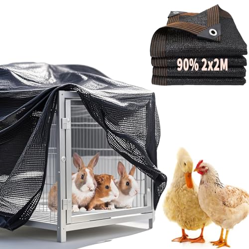 Oncpcare 2 x 2 m Abdeckung für Kaninchenstall, UV-Schutz, 90 % Sonnenschutz, Kleidung für Haustierkäfig, Hühnerstall, Abdeckung für Meerschweinchen, Kaninchen, Huhn, Ente und andere Kleintiere Oncpcare 2 x 2 m Abdeckung für Kaninchenstall, UV-Schutz, 90 % Sonnenschutz, Kleidung für Haustierkäfig, Hühnerstall, Abdeckung für Meerschweinchen, Kaninchen, Huhn, Ente und andere Kleintiere von Oncpcare