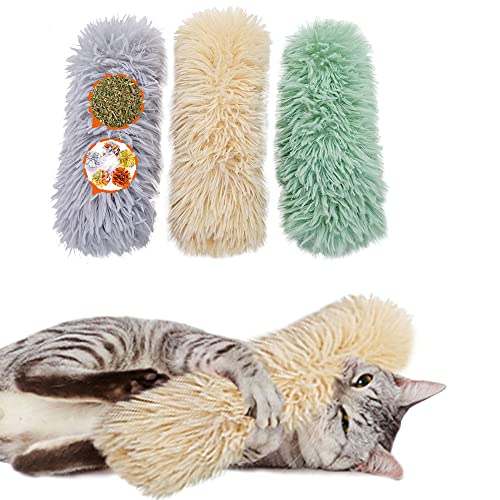 Oncpcare 3 Pack Interaktives Katzenspielzeug mit Katzenminze und Knisterbällen, Katzenplüschkissen Katzenspielzeug für Indoor-Katzen, Stoff Katze Kicker Kauspielzeug für Kätzchen Oncpcare 3 Pack Interaktives Katzenspielzeug mit Katzenminze und Knisterbällen, Katzenplüschkissen Katzenspielzeug für Indoor-Katzen, Stoff Katze Kicker Kauspielzeug für Kätzchen von Oncpcare
