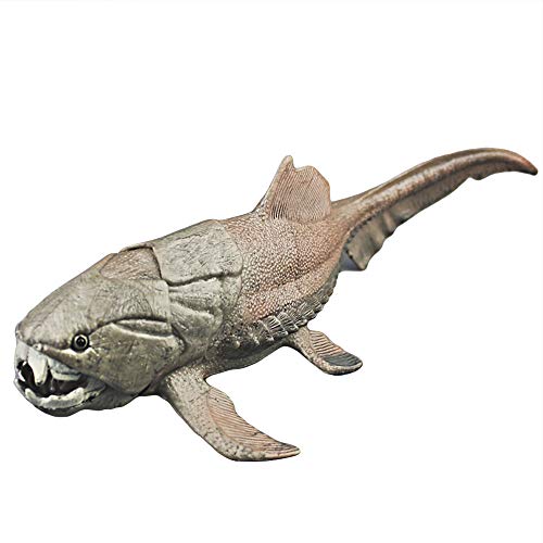 Dunkleosteus Aquariumdekoration, die Devonion Creature Fischfigur Aquarium Ornament Fischtank Landschaft Künstliche Meerestiere Nachbildung Dekoration Zubehör von Oncpcare