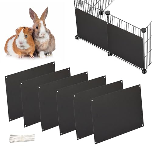 Oncpcare Haustierkäfig-Schutzblöcke, 26 x 21 cm, Kaninchenkäfig, Urin-Schutz, Käfigkantenschutz, Meerschweinchen-Seitenfutter, Lebensraum, Abstellgleis, Kleintierkäfig-Zubehör, 6 Stück Oncpcare Haustierkäfig-Schutzblöcke, 26 x 21 cm, Kaninchenkäfig, Urin-Schutz, Käfigkantenschutz, Meerschweinchen-Seitenfutter, Lebensraum, Abstellgleis, Kleintierkäfig-Zubehör, 6 Stück von Oncpcare