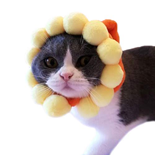 Oncpcare Katzen-Kopfbedeckung, süßes Haustierkostüm, Accessoire, Hasenhut mit Ohren für Katzen und kleine Hunde von Oncpcare