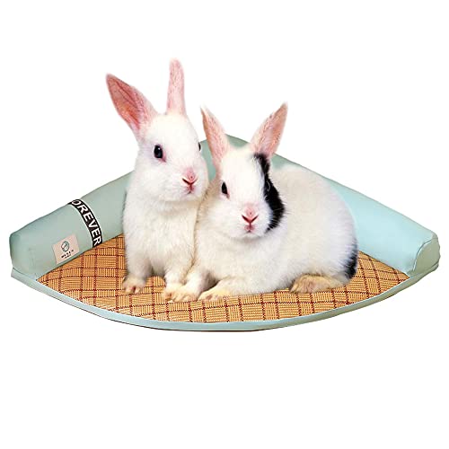 Oncpcare Sommer-Hasenbett für Kaninchen, kühlendes Haustierbett für Meerschweinchen, Chinchillas, Kaninchen, Kätzchen von Oncpcare