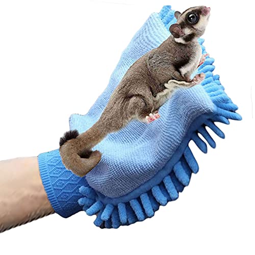 Oncpcare Sugar Glider Bonding-Handschuh für Kleintiere, Ratten-Zubehör, Igel-Zubehör, Schlafmatte, zufällige Farbauswahl von Oncpcare