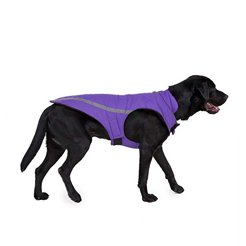 Reflective Dog Jacket, Outdoor Warm Dog Winter Coats, Cold Weather Dog Vest Apparel for Small Medium Large Dogs von Oncpcare