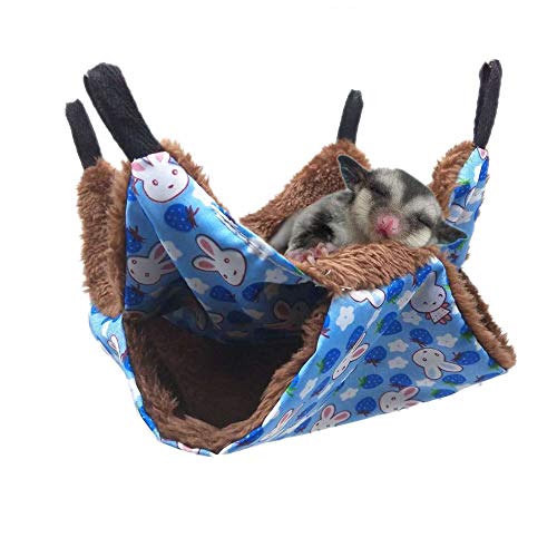 Warm Pet Cage Hängematte, Bunkbed Sugar Glider Bettwäsche für Kleintiere von Oncpcare