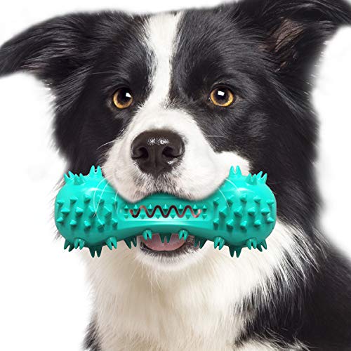 OneChance Kauspielzeug für Hunde, Zahnpflege, gezackt, Zahnreinigung für aggressive Kauer, Blau von OneChance