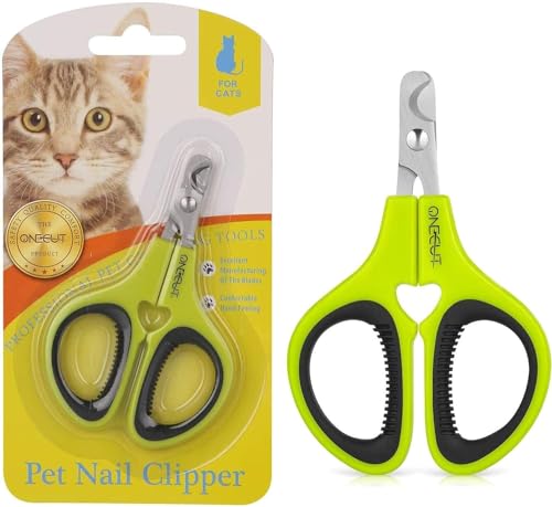 OneCut Nagelknipser für Haustiere, Update-Version für Katzen und Kätzchen, Krallenschneider zum Trimmen, professionelle Haustier-Nagelknipser, ideal für Katzen, Welpen, Kätzchen und kleine Hunde von OneCut