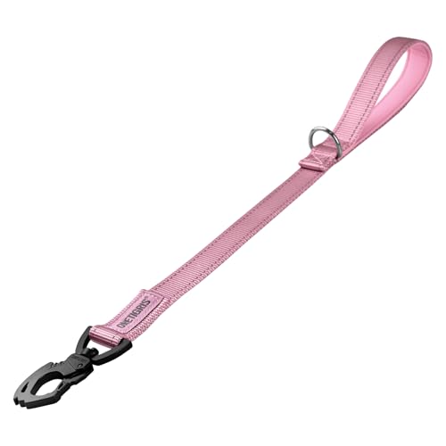OneTigris Bolt Kurzführer Hund 52cm, Hundeleine Kurz mit Tiger Zahn Metallclip und Weiche Polsterung, Reflektierend Nylon Hundeleine Geeignet für Mittlere Große Hunde Rosa OneTigris Bolt Kurzführer Hund 52cm, Hundeleine Kurz mit Tiger Zahn Metallclip und Weiche Polsterung, Reflektierend Nylon Hundeleine Geeignet für Mittlere Große Hunde Rosa von OneTigris