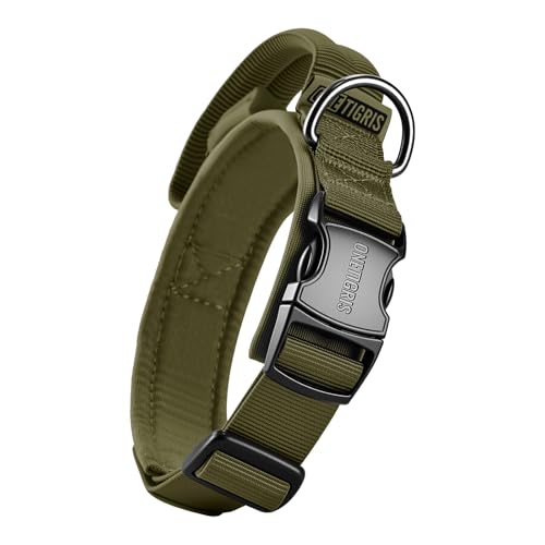OneTigris Hunde Halsband mit Metallschnalle für Hunde Ranger Grün S OneTigris Hunde Halsband mit Metallschnalle für Hunde Ranger Grün S von OneTigris