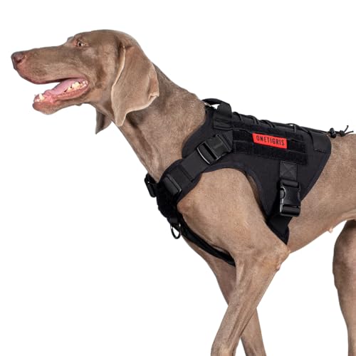 OneTigris Fire Watcher 2.0 Molle-Hundegeschirr mit Griff und Metallschnalle von OneTigris