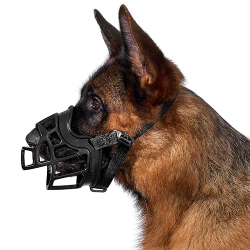 OneTigris Maulkorb, Weicher Maulkorb für Hunde Strapazierfähiges Gummi, Verstellbares Gurtband Geeignet für Maulkörbe von mittleren und großen Hunden Verhinderung von Bellen, Beißen und Kauen (XXL) OneTigris Maulkorb, Weicher Maulkorb für Hunde Strapazierfähiges Gummi, Verstellbares Gurtband Geeignet für Maulkörbe von mittleren und großen Hunden Verhinderung von Bellen, Beißen und Kauen (XXL) von OneTigris