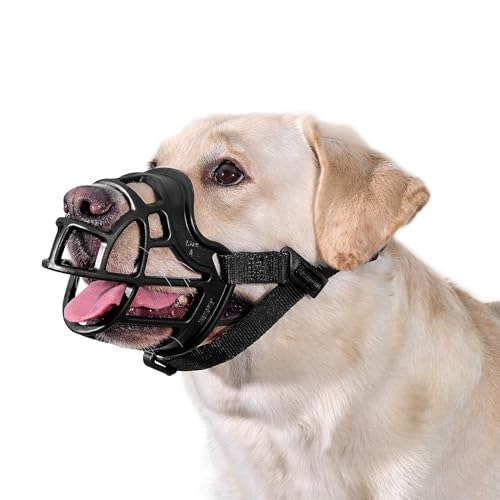OneTigris Maulkorb, Weicher Maulkorb für Hunde Strapazierfähiges Gummi, Verstellbares Gurtband Geeignet für Maulkörbe von mittleren und großen Hunden Verhinderung von Bellen, Beißen und Kauen (XL) OneTigris Maulkorb, Weicher Maulkorb für Hunde Strapazierfähiges Gummi, Verstellbares Gurtband Geeignet für Maulkörbe von mittleren und großen Hunden Verhinderung von Bellen, Beißen und Kauen (XL) von OneTigris