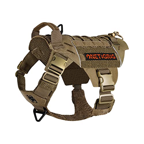 OneTigris X Commander Taktisches Hundegeschirr, Air Mesh Brustgeschirr Hund mit 1 Komfortgriff und 2 Metall-D-Ring, Hochpräzises Laserschneiden Langlebig Nylon Geschirr Hund mit Reflektierenden OneTigris X Commander Taktisches Hundegeschirr, Air Mesh Brustgeschirr Hund mit 1 Komfortgriff und 2 Metall-D-Ring, Hochpräzises Laserschneiden Langlebig Nylon Geschirr Hund mit Reflektierenden von OneTigris