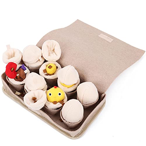 oneforus Schnüffelspielzeug für Hunde - Snacks Ausblenden Ei Interaktives Haustierspielzeug, Kauen/Dekompression/Riechen Training Schnupftabak Futtermatte oneforus Schnüffelspielzeug für Hunde - Snacks Ausblenden Ei Interaktives Haustierspielzeug, Kauen/Dekompression/Riechen Training Schnupftabak Futtermatte von oneforus