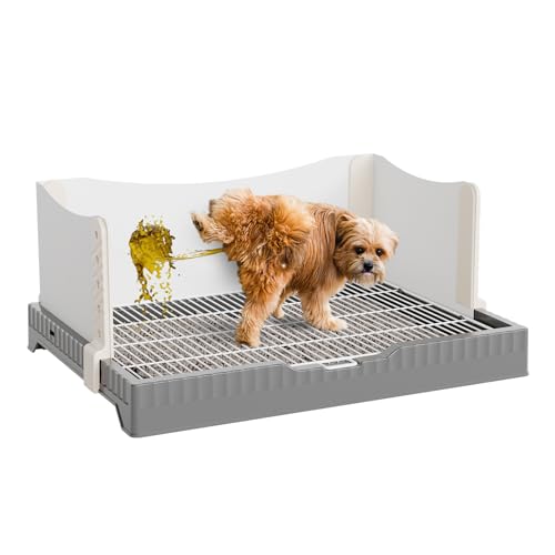 Oneluck Hundetoilette mit hohen Wänden, 68,6 x 50,8 cm, für den Innenbereich, schützt die Wand an jeder Seite, kein Auslaufen, Verschütten, Unfall, ideal für kleine Hunde Oneluck Hundetoilette mit hohen Wänden, 68,6 x 50,8 cm, für den Innenbereich, schützt die Wand an jeder Seite, kein Auslaufen, Verschütten, Unfall, ideal für kleine Hunde von Oneluck