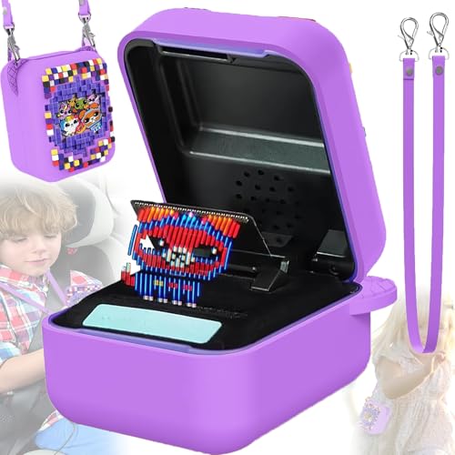 Oneroomone Für Bitzee Elektronisches Haustier, Digitales Haustier Und Hülle, Tragetasche Für Bitzee, Digitales Elektronisches Haustier, Schutzhülle Für Bitzee Interactive Toy Digital Pet(Lila) von Oneroomone