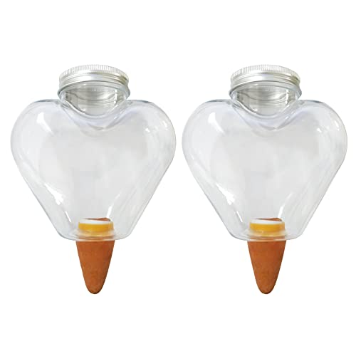 Bewässerungskugeln Für Pflanzen Plastik, Pflanzen Bewässerung Urlaub, Selbstbewässerung Kugel, Pflanzenbewässerer Garten, Bewässerungskegel Ton, Pflanzenbewässerungssysteme Zimmerpflanzen (Herz) von Oneshlee