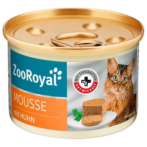 ZooRoyal Katzen Mousse mit Huhn 12x85g Katzen Nassfutter Alleinfuttermittel Katzenfutter Dosen Multipack von Onlineshop Bormann von Onlineshop Bormann