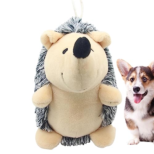 Onlynery Igel-Hundespielzeug mit Quietscher - Plüschtier für Hunde, Beißspielzeug für Hunde | Beißspielzeug für Hunde, Aggressives Hundespielzeug aus Plüsch, Hundespielzeug für kleine Hunde, von Onlynery