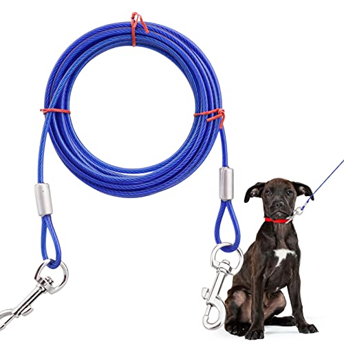 Onlynery Kabel zum Abbinden von Hunden,Kabelbinder für Hunde bis 100 lbs - Strapazierfähiges Kabel zum Abbinden von Haustieren im Freien für Hunde und Camping von Onlynery