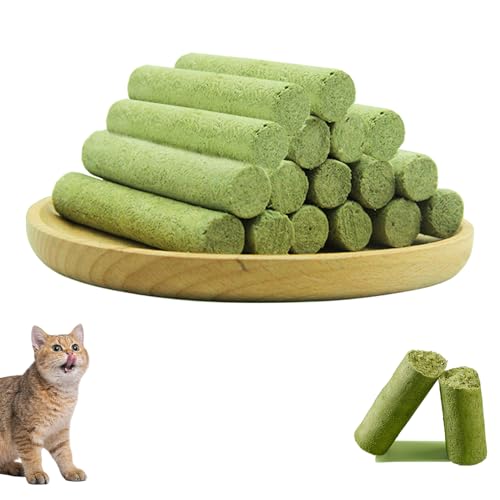 Katzengras Sticks 220g Gefriergetrocknet Katzengras Snack Kätzchengras-Beißstäbchen Katzenminze Stick Kauspielzeug Katze Zur Zahnpflege Zahnreiniger Haarballenentfernun Steigerung des Appetits Katzengras Sticks 220g Gefriergetrocknet Katzengras Snack Kätzchengras-Beißstäbchen Katzenminze Stick Kauspielzeug Katze Zur Zahnpflege Zahnreiniger Haarballenentfernun Steigerung des Appetits von Onperpoe