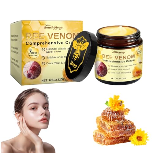 Bienengift Komplettcreme Professionelle Bienengift Therapie Creme Aetheris Bee Venom Cream Bienengiftsalbe Bienengift-Reparaturcreme Bienengiftcreme für alle Hauttypen 60G von Onperpoe